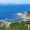 千葉県富津市金谷港と対岸の久里浜港(フリー素材より)