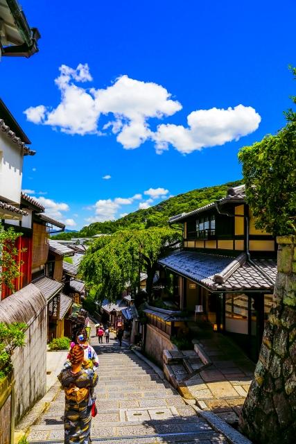 京都東山産寧坂(三年坂)※フリー素材より