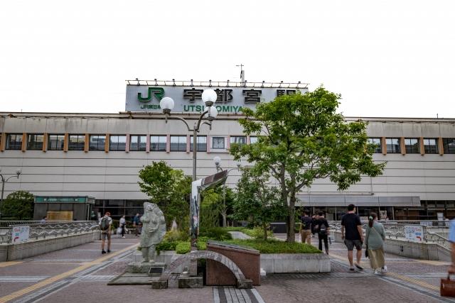 宇都宮駅(フリー素材より)