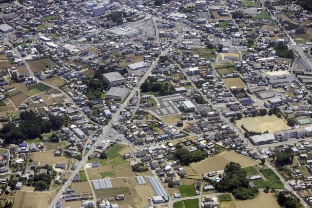 茨城県坂東市(フリー素材より)