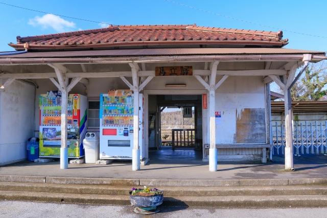 小湊鉄道馬立駅(フリー素材より)