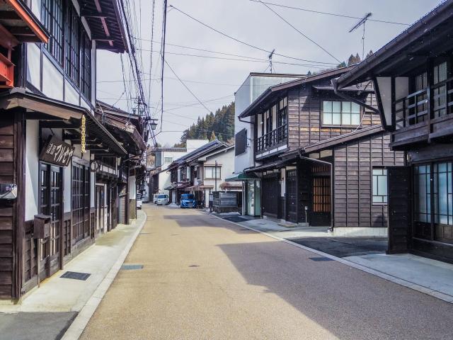 木曽平沢の町並み(フリー素材より)