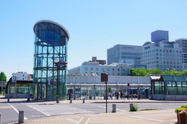 つくば駅周辺の風景(フリー素材より)