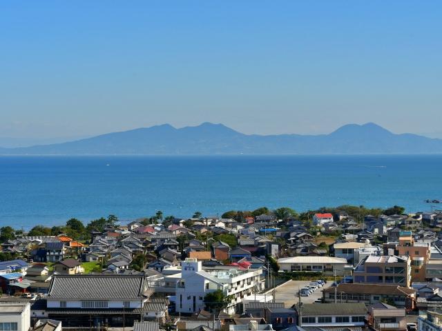 島原市(フリー素材より)