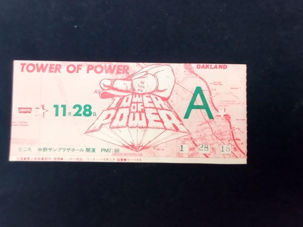 TOWER OF POWER 初来日公演のチケット