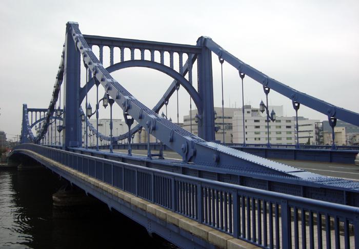 都内屈指の優美さを誇る「清洲橋」(2011年2月撮影)